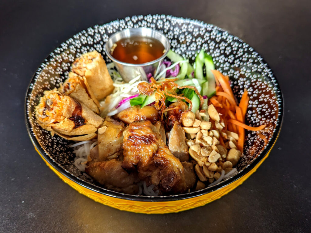 Vermicelli Bowl at Sunset Noodle House One of the Restaurants in Sault Ste Marie