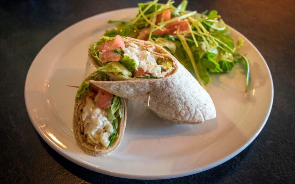 Beer Battered Fish Wrap from the Whiskey Barrel in Sault Ste Marie