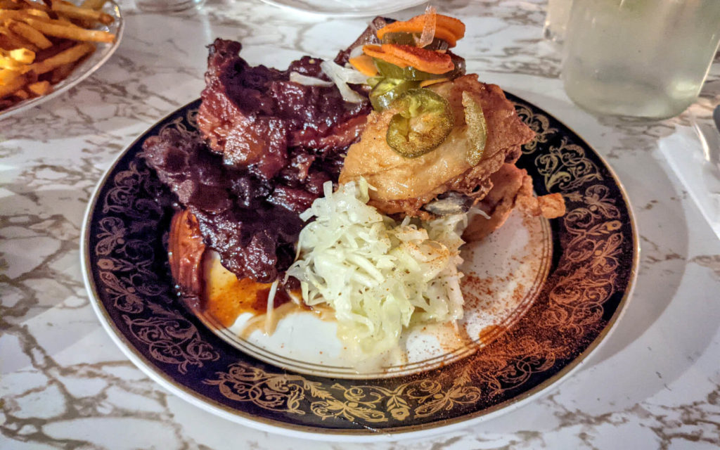 Chicken and Rib Combo at Ernie's Coffee Shop in Sault Ste Marie