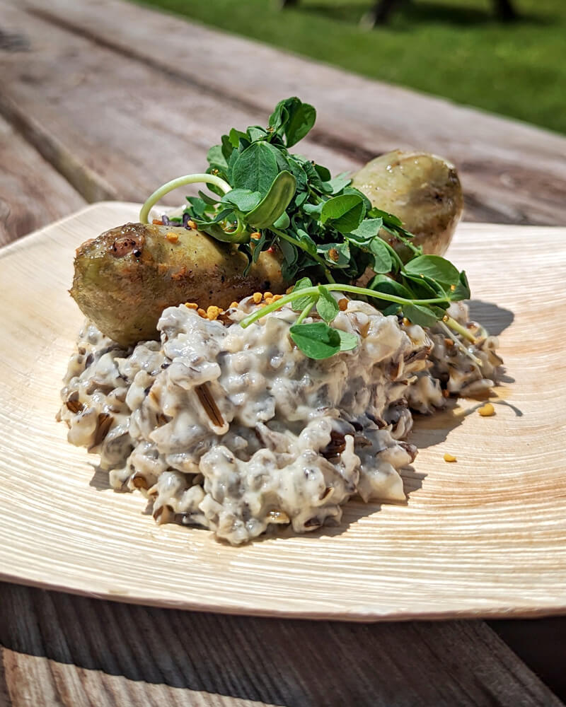 Chef Brad Watt's Main for Peterborough's Feast on the Farm Event