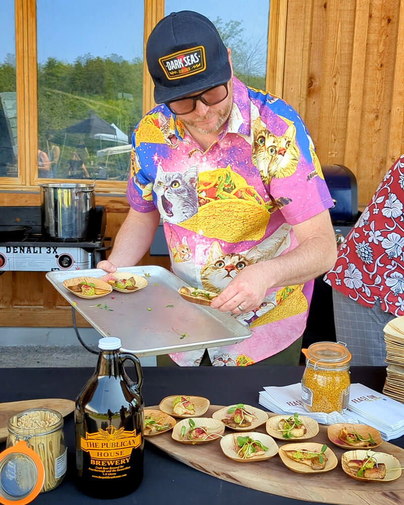 Brad Watt, One of the Top Chefs Serving Some Fantastic Peterborough Eats at Feast on the Farm
