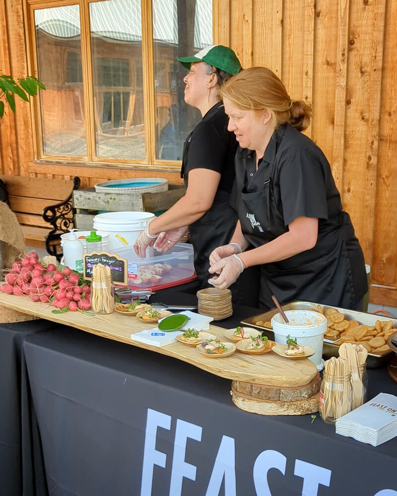 Chefs in Action at Feast on the Farm in Peterborough